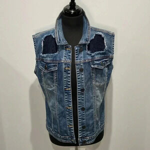 Lola Jeans |  Jean & Lace Vest